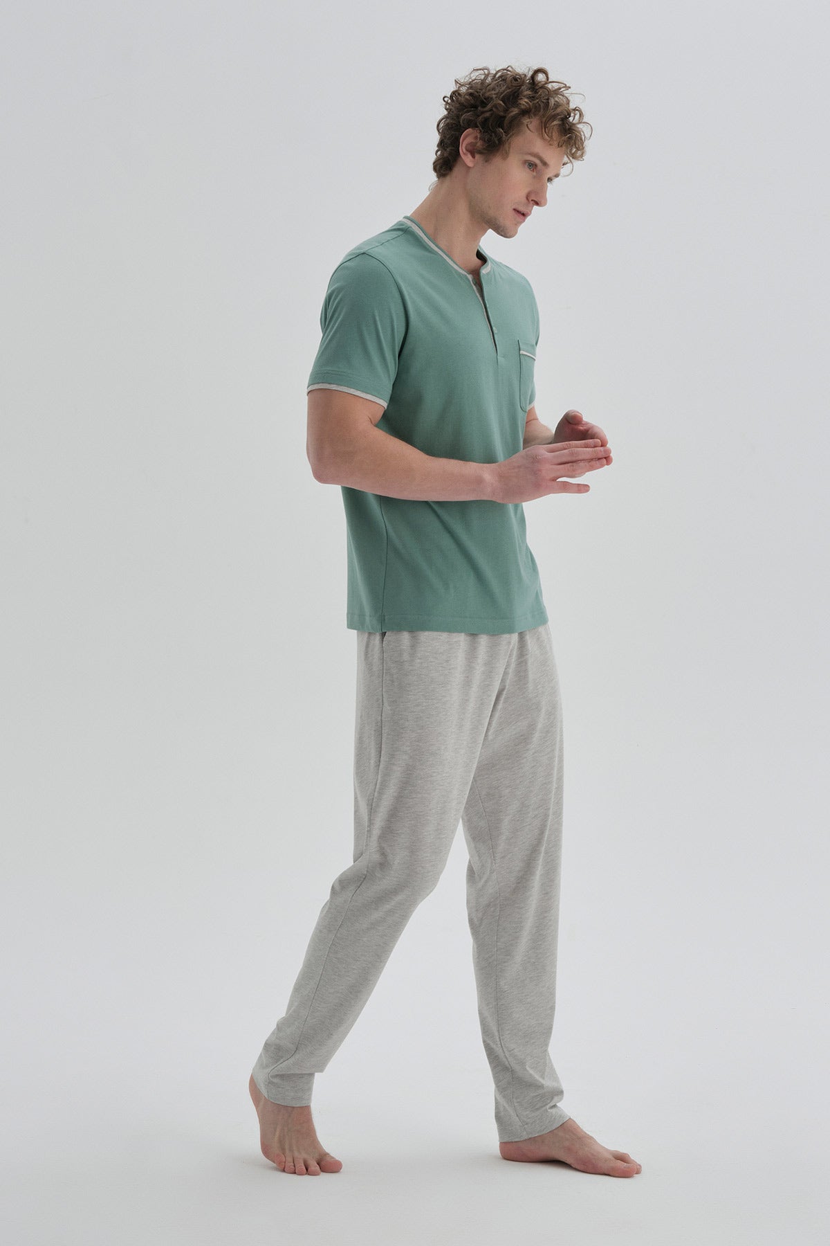GREEN PYJAMA SET