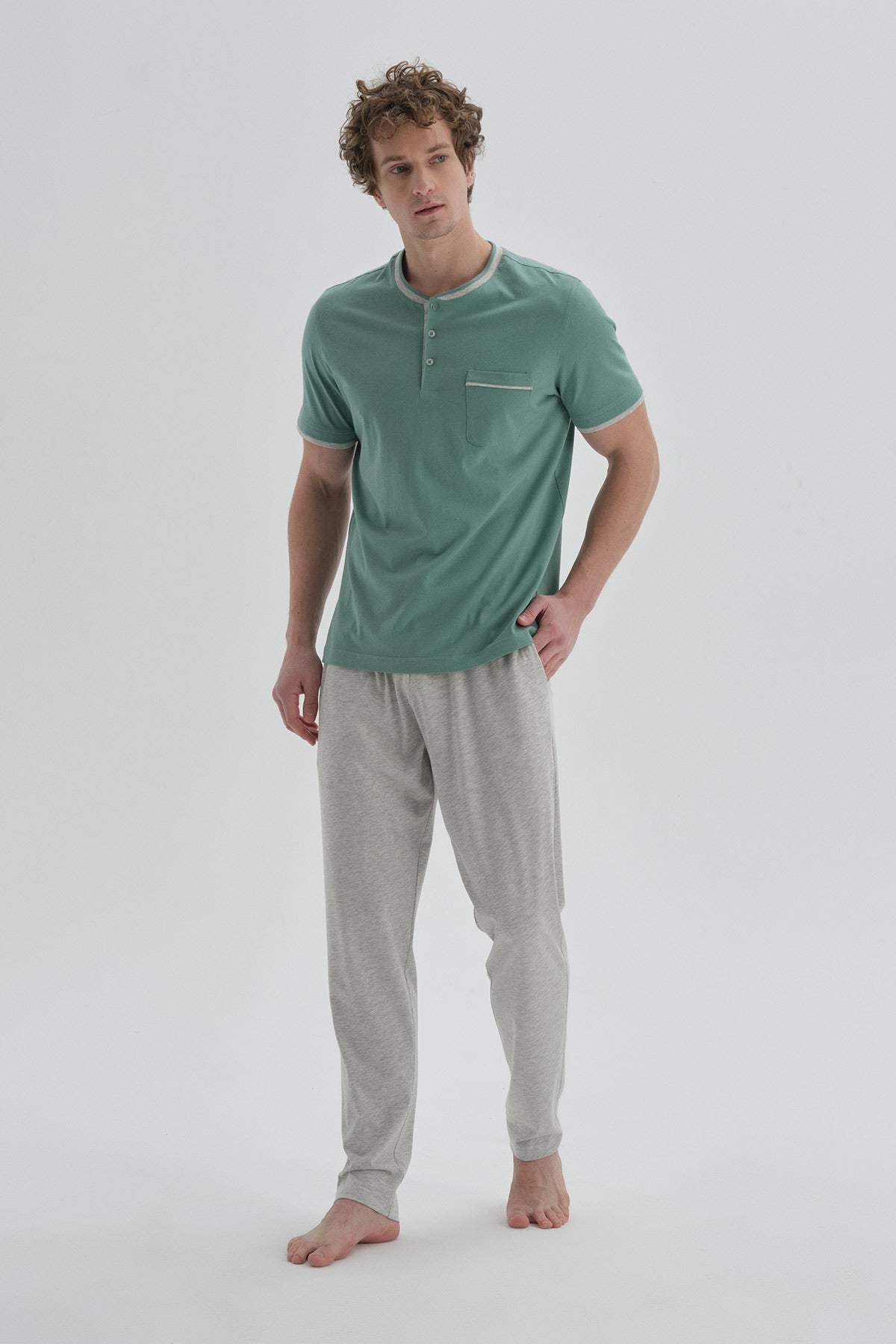 GREEN PYJAMA SET
