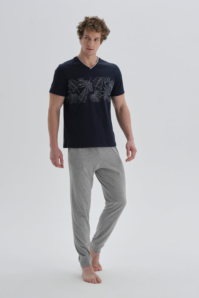 NAVY PYJAMA SET