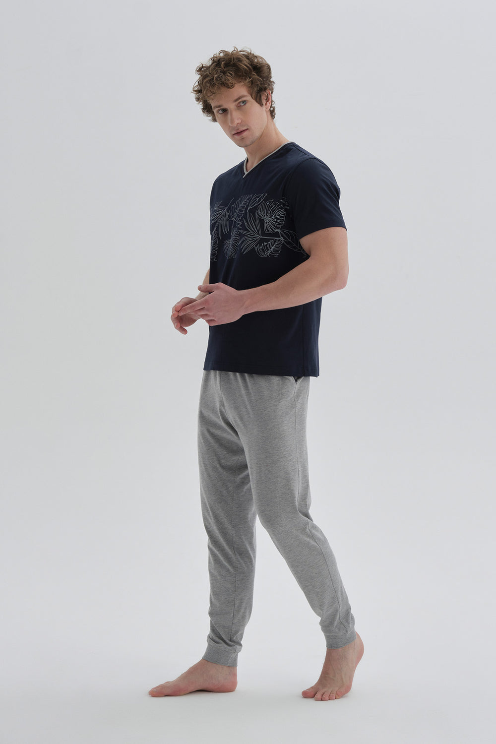 NAVY PYJAMA SET