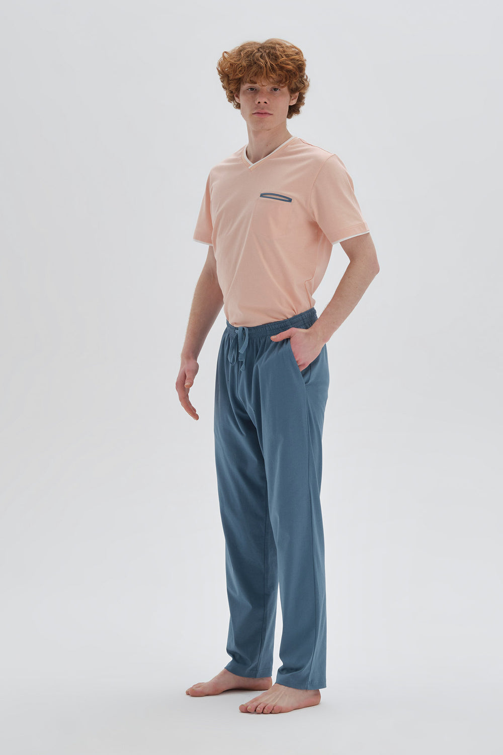 SALMON PYJAMA SET