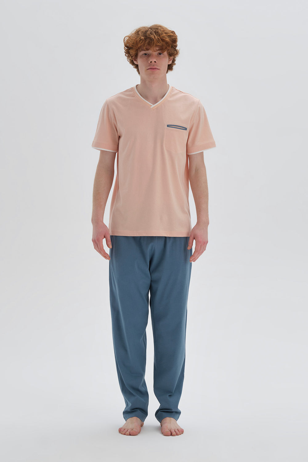SALMON PYJAMA SET