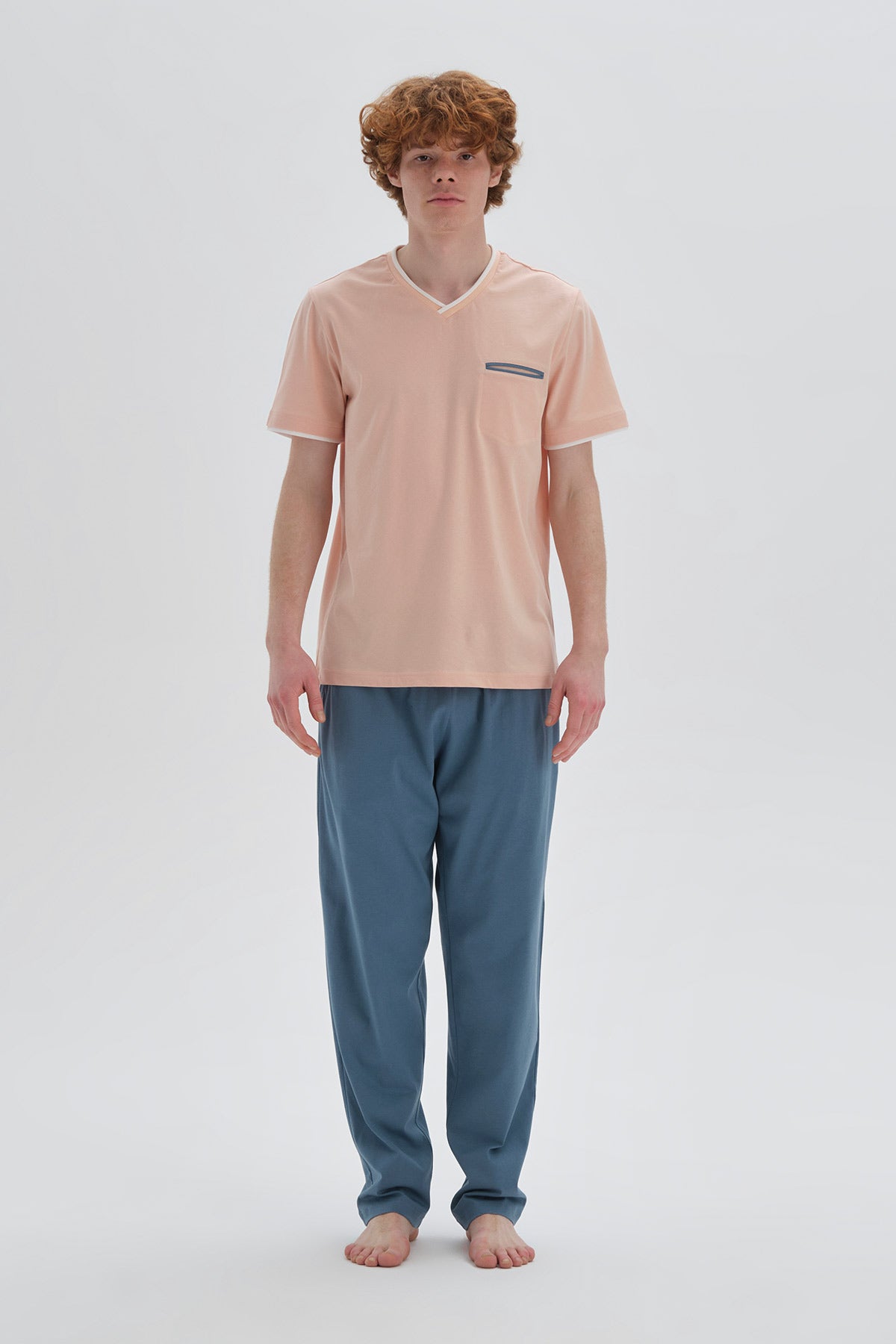 SALMON PYJAMA SET
