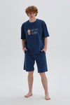 NAVY PYJAMA SET