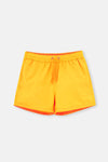 Sarı - Turuncu Micro Kısa Düz Deniz Şortu