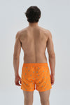 ORANGE SWIM SHORT