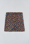 Lacivert Micro Orta Balık Desenli Şort