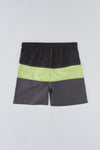 NAVY - GREEN SWIM SHORT