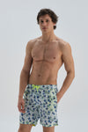 SAX - WHITE SWIM SHORT