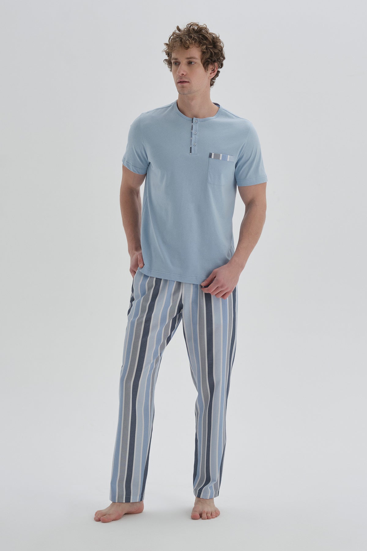 BLUE PYJAMA BOTTOM