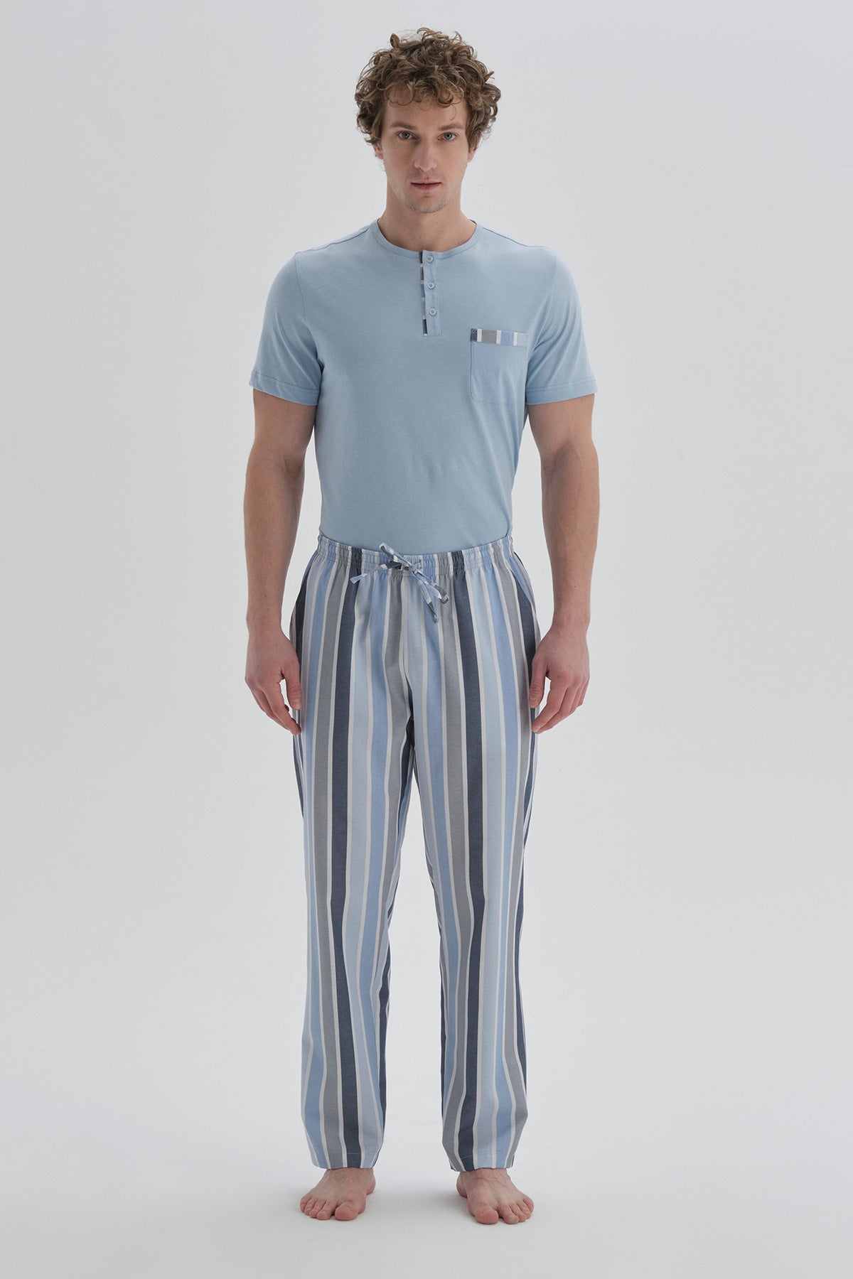 BLUE PYJAMA BOTTOM