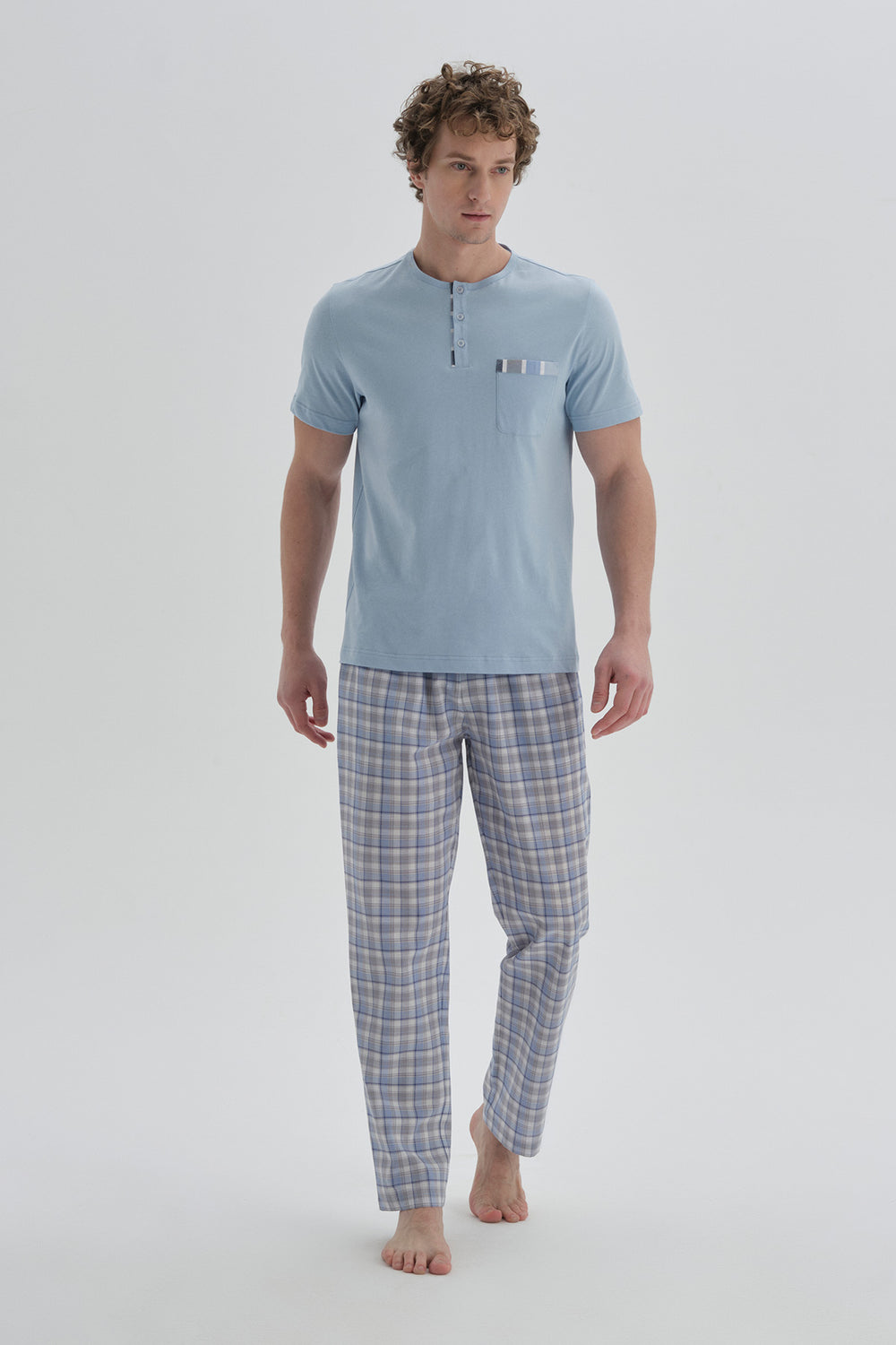 BLUE PYJAMA BOTTOM