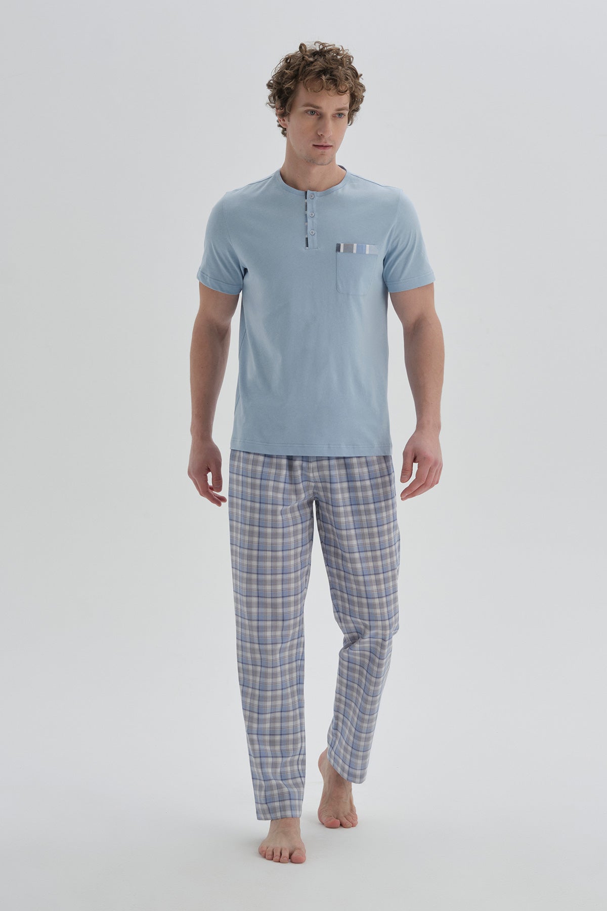 BLUE PYJAMA BOTTOM