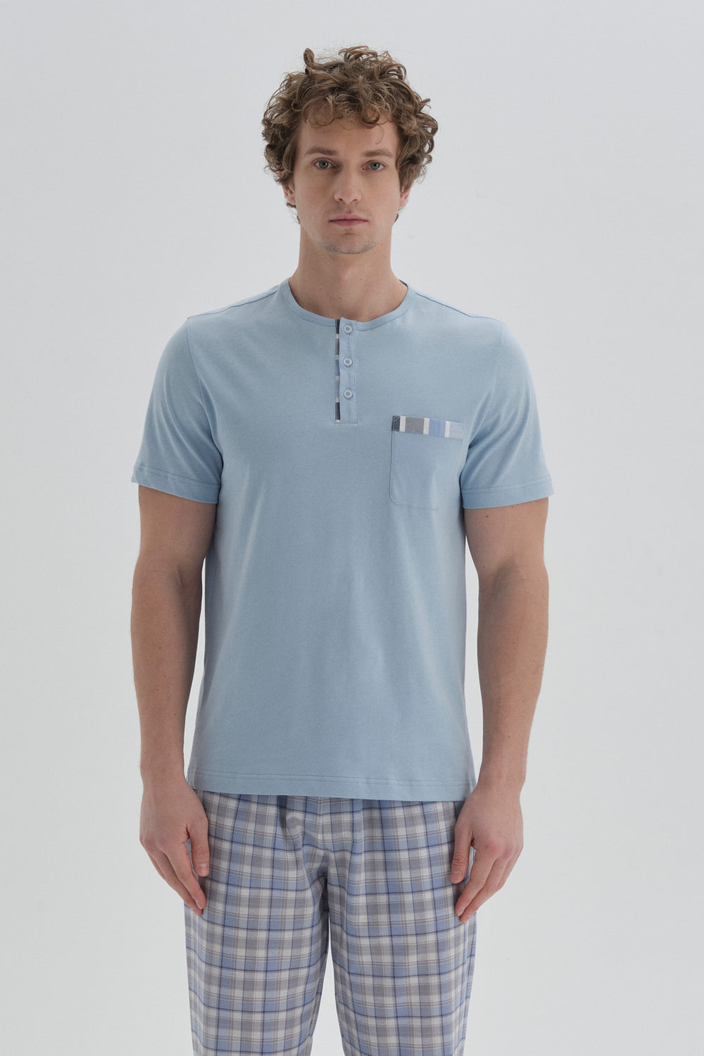 BLUE PYJAMA BOTTOM