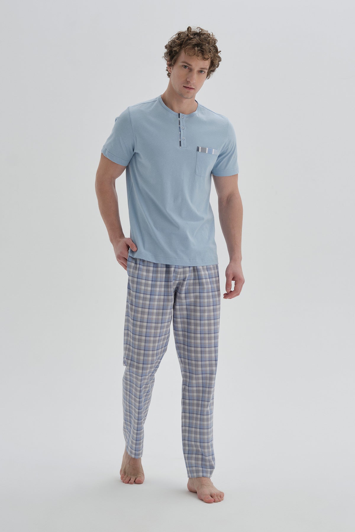 BLUE PYJAMA BOTTOM