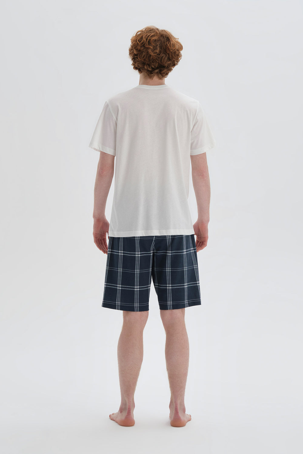 WHITE SHORTS SET