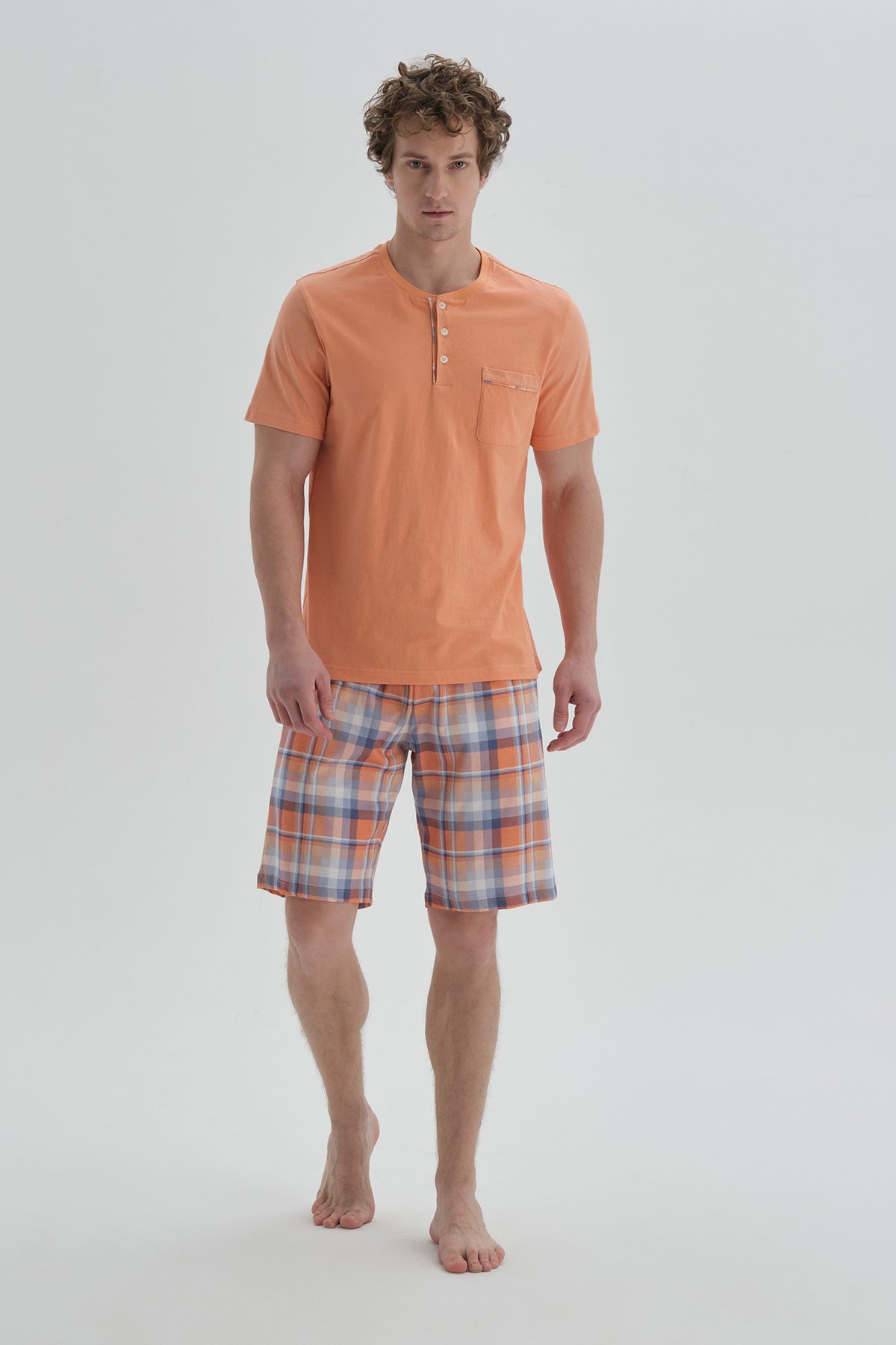 CORAL SHORT PYJAMA SET