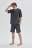 ANTHRACITE SHORT PYJAMA SET