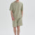 GREEN SHORT PYJAMA SET