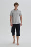GREY SHORT PYJAMA SET