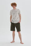 ECRU SHORTS SET