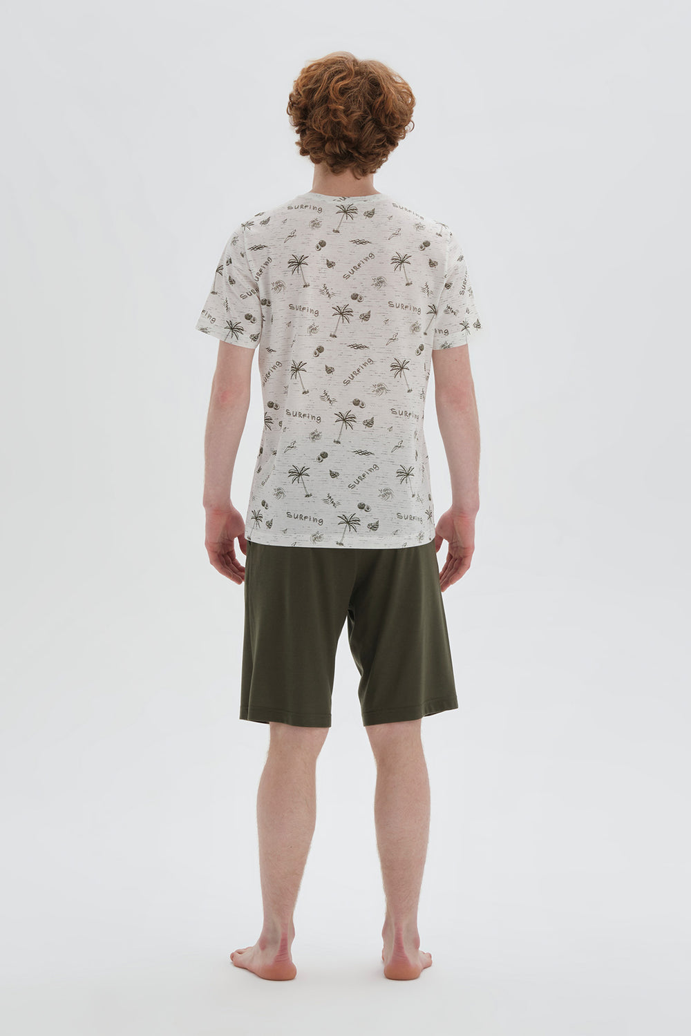 ECRU SHORTS SET