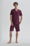 BORDEAUX SHORT PYJAMA SET