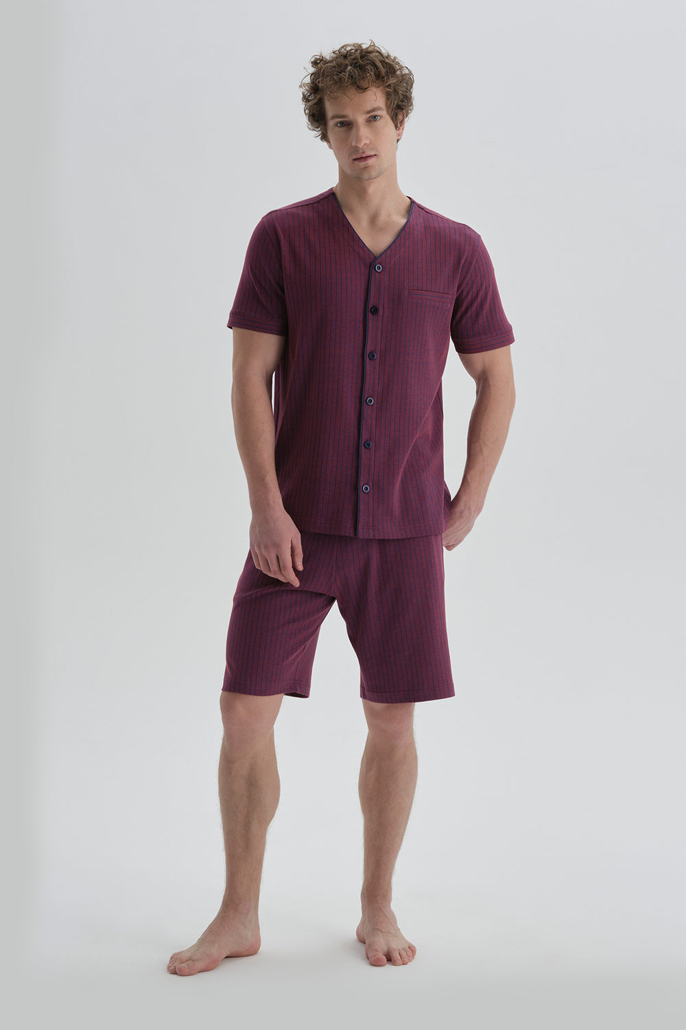 BORDEAUX SHORT PYJAMA SET
