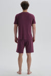BORDEAUX SHORT PYJAMA SET