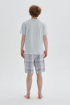 LIGHT BLUE SHORTS SET