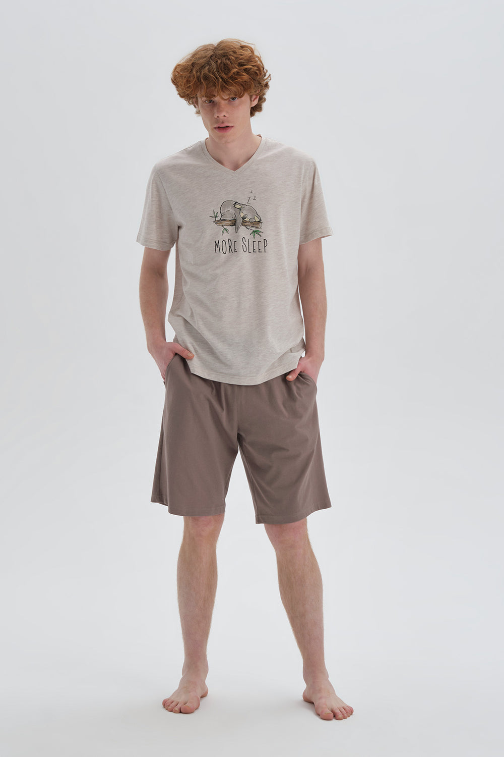 ECRU SHORT PYJAMA SET