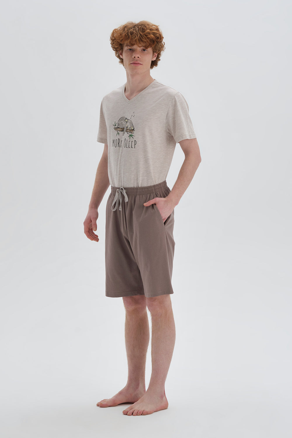 ECRU SHORT PYJAMA SET