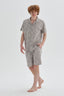 GREY SHORT PYJAMA SET
