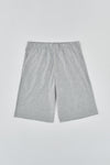GREY MELANGE SHORTS SET