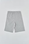 GREY MELANGE SHORTS SET