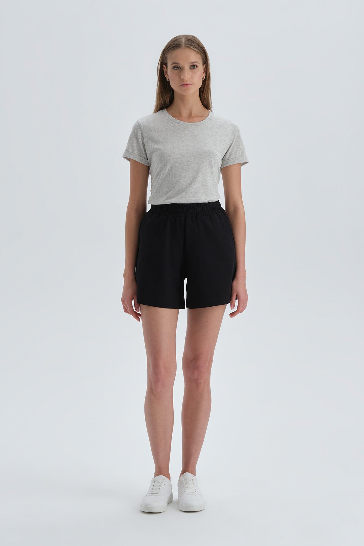 GREY MELANGE T-SHIRT