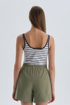WHITE STRIPED TANKTOP