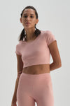 Pembe Dagi Active Crop T-Shirt