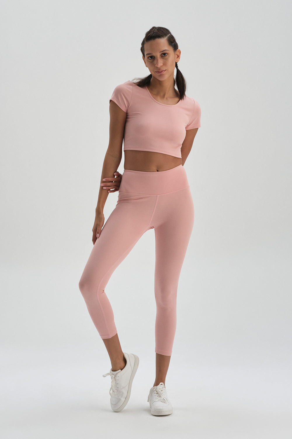 Pembe Dagi Active Crop T-Shirt