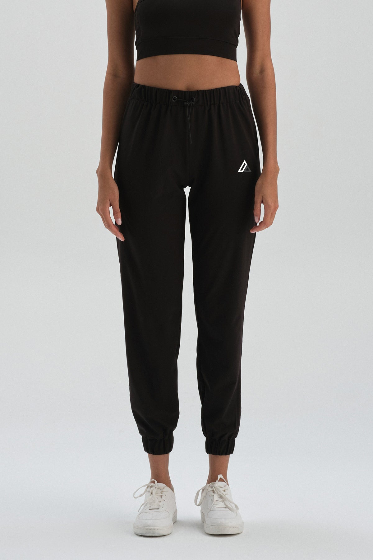 BLACK TRACKSUIT BOTTOM
