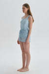 BLUE PRINTED SHORT