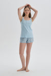 BLUE PRINTED SHORT