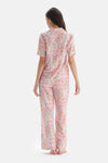 PINK PRINTED PYJAMA SET
