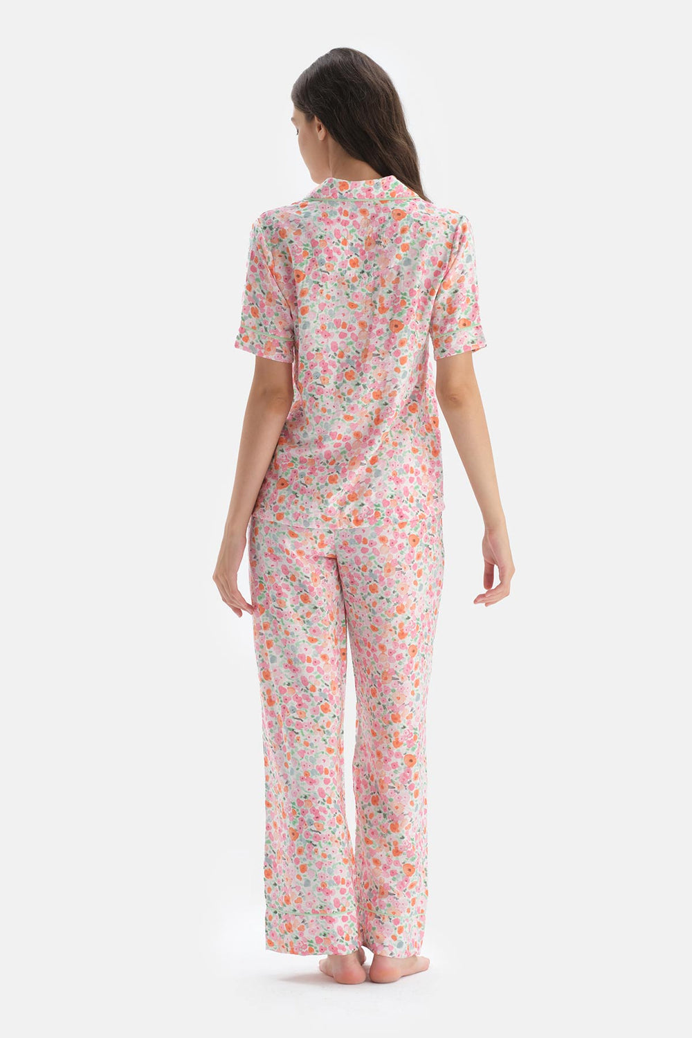PINK PRINTED PYJAMA SET
