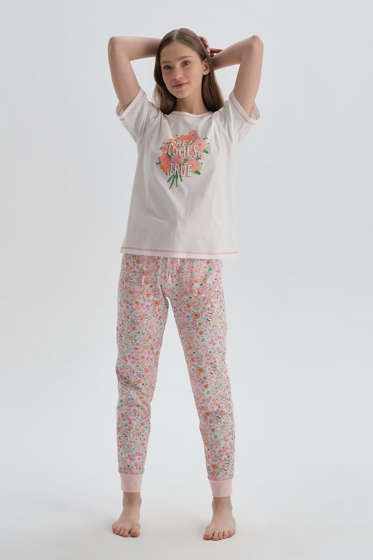 WHITE PYJAMA SET
