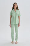 GREEN PYJAMA SET