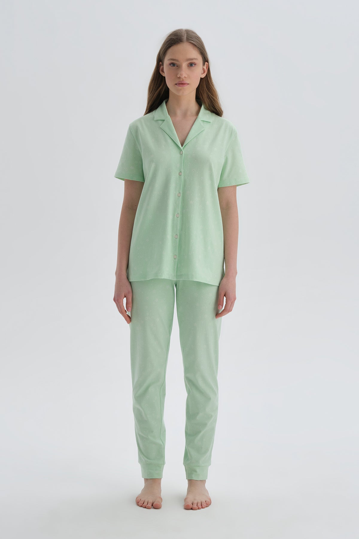 GREEN PYJAMA SET