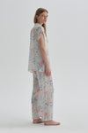 ECRU PRINTED PYJAMA SET