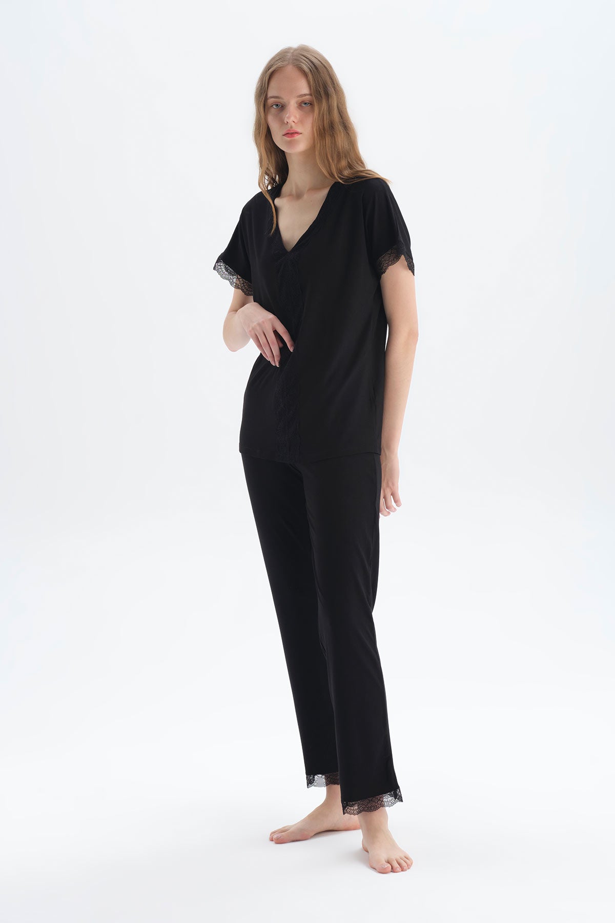 BLACK PYJAMA SET