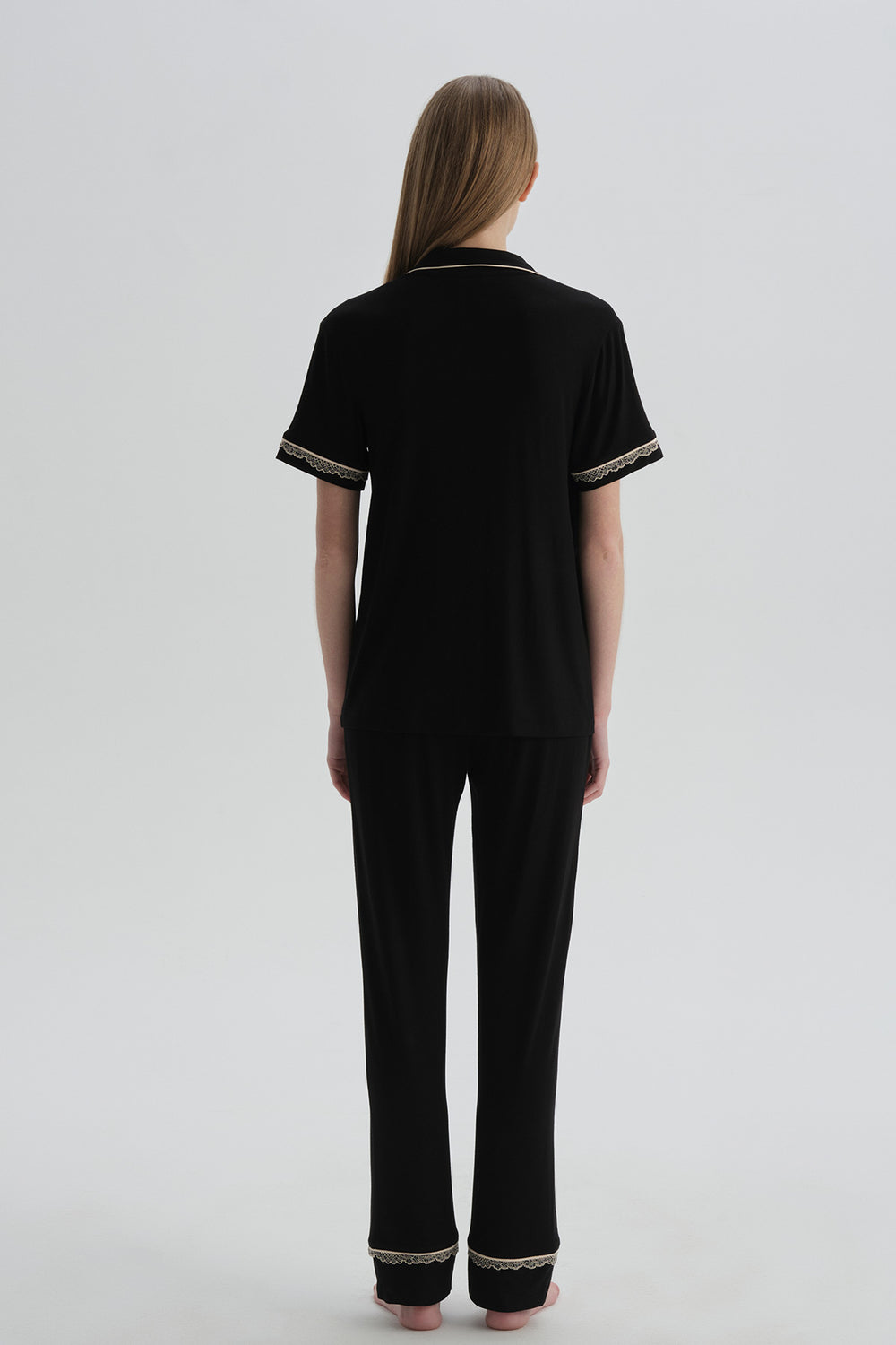 BLACK PYJAMA SET